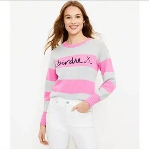 Loft striped birdie golf top